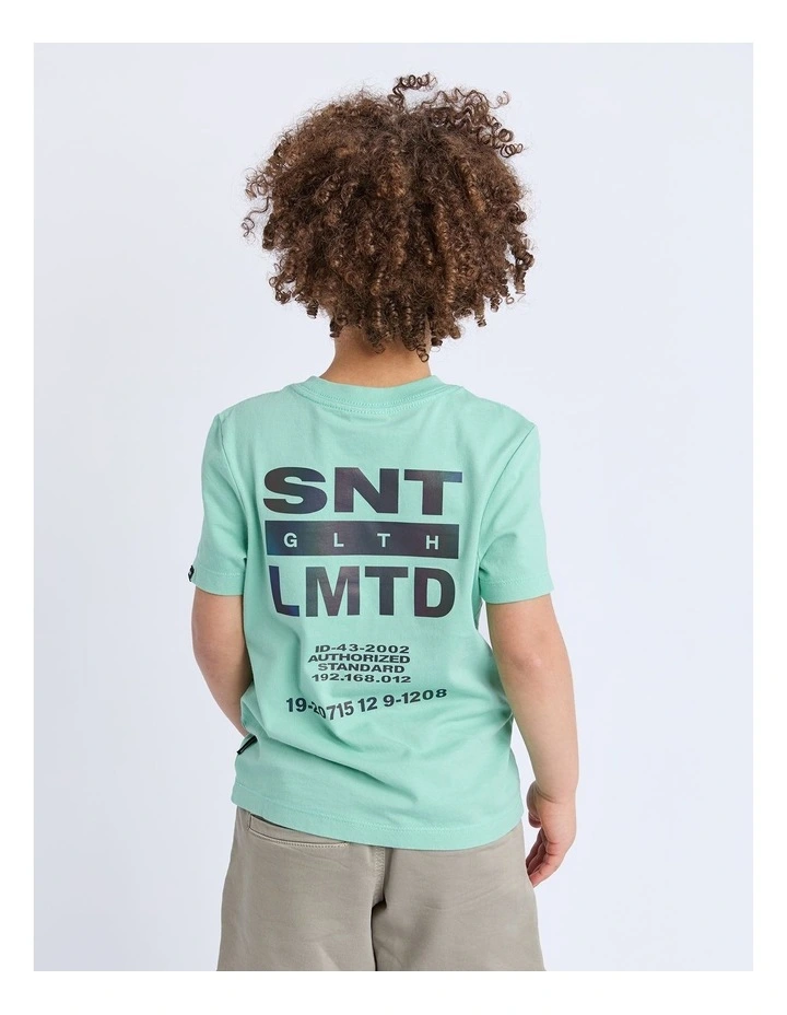 Gradient Tee (3-7 Years) in Green image 2