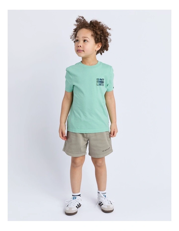 Gradient Tee (3-7 Years) in Green image 3