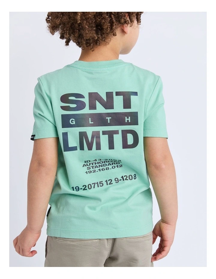 Gradient Tee (3-7 Years) in Green image 4