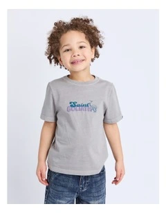 Fresh Tee (3-7 Years) in Grey