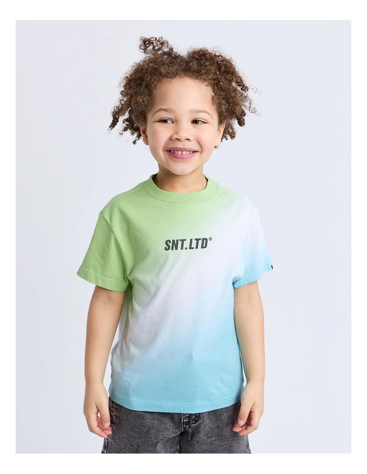 Fade Tee (3-7 Years) in Green image 1