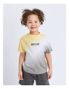 Fade Tee (3-7 Years) in Yellow