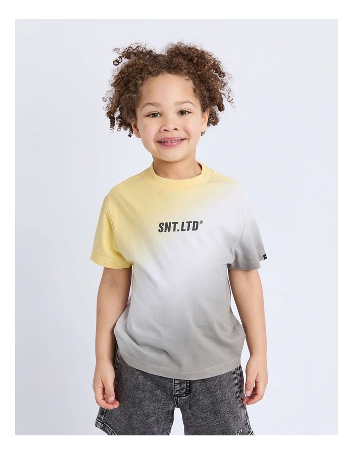 Fade Tee (3-7 Years) in Yellow image 1