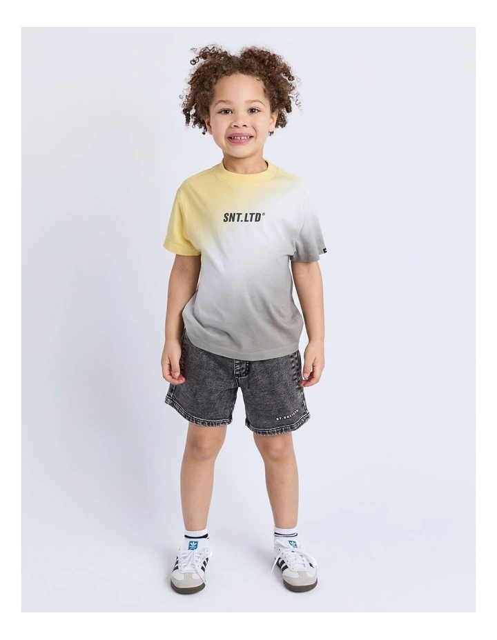 Fade Tee (3-7 Years) in Yellow image 4