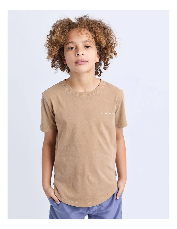 Essential Tee (8-16 Years) in Brown image 1