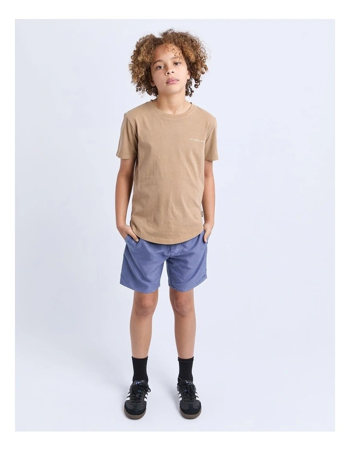 Essential Tee (8-16 Years) in Brown image 3