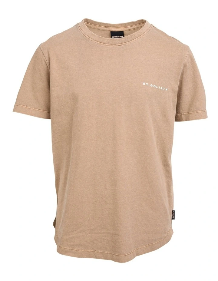 Essential Tee (8-16 Years) in Brown image 5