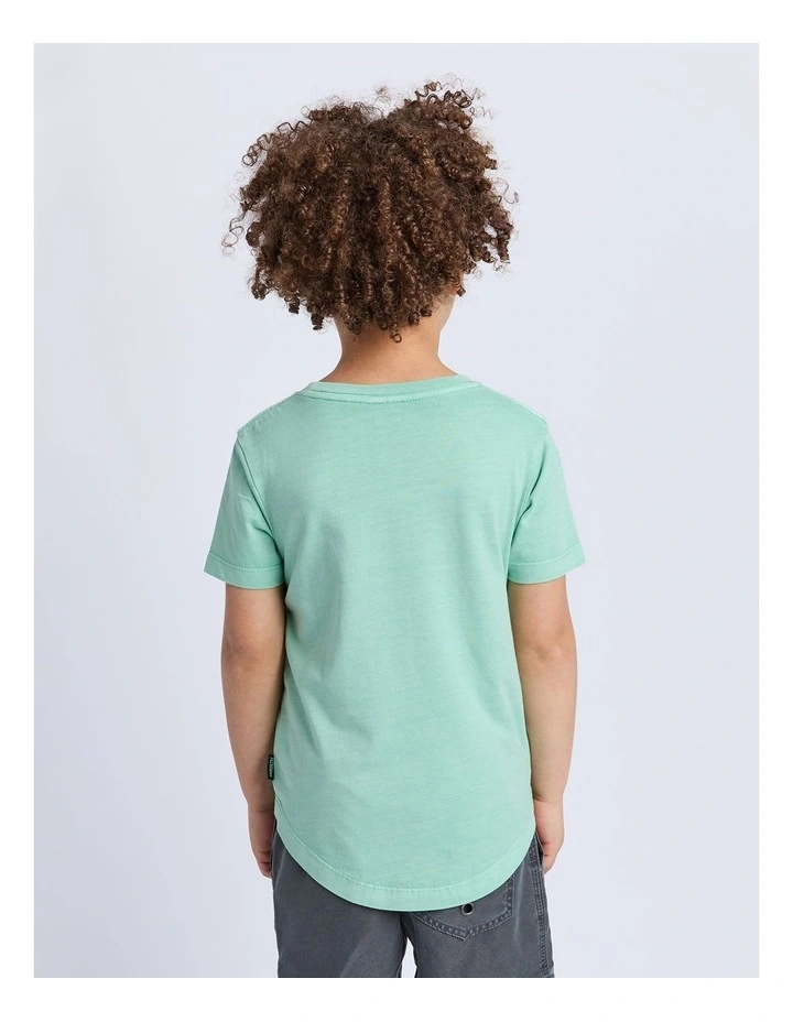 Essential Tee in Green image 2
