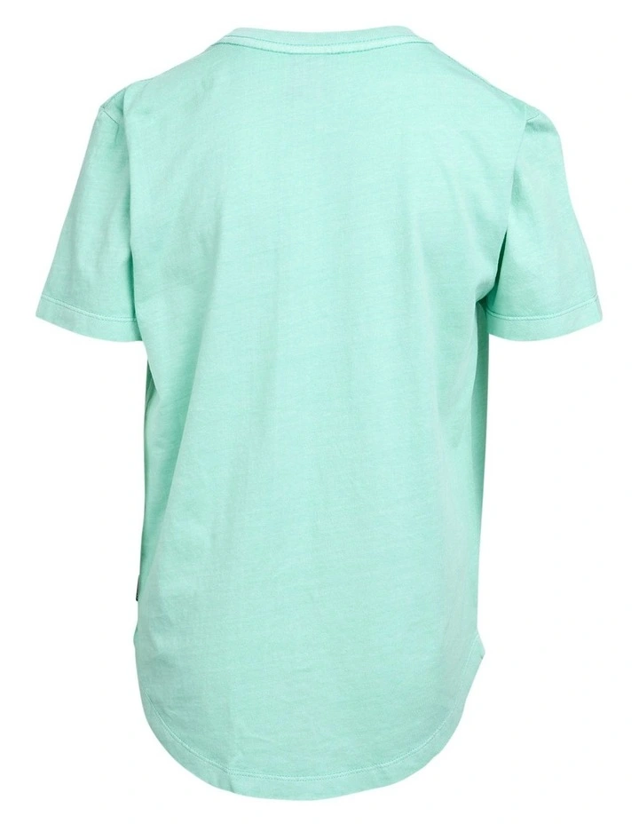 Essential Tee in Green image 6