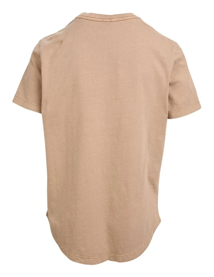 Essential Tee in Brown image 2