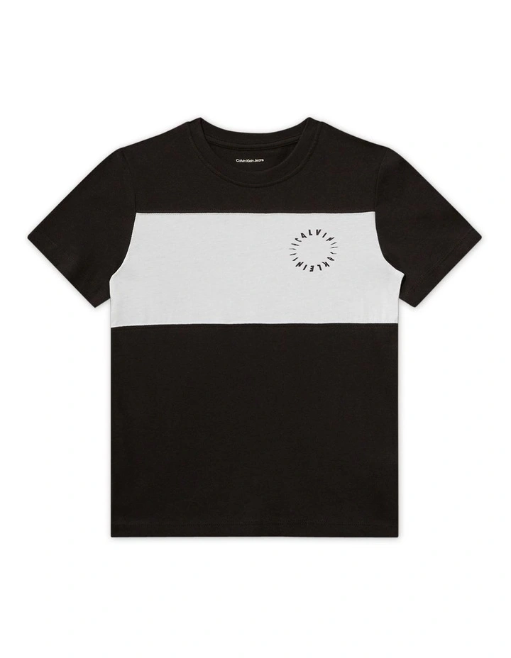 Colour Block Graphic Short Sleeve Shirt image 1