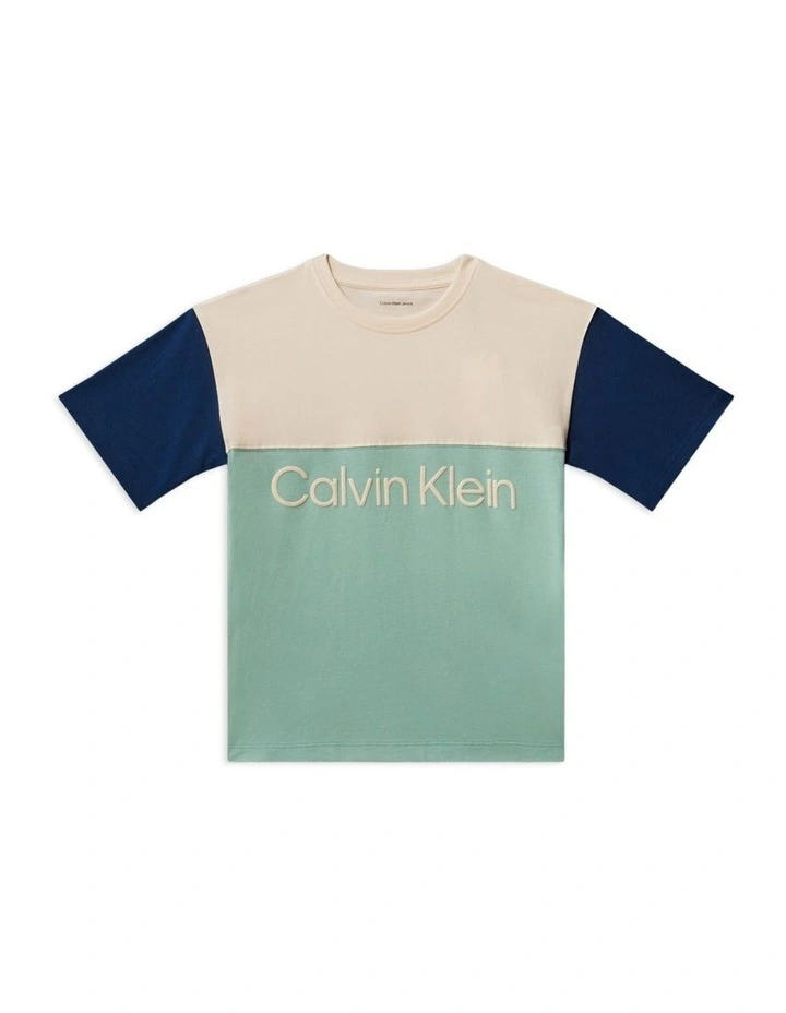 Blocking Short Sleeve T-shirt (8-16 Years) in Multi image 1