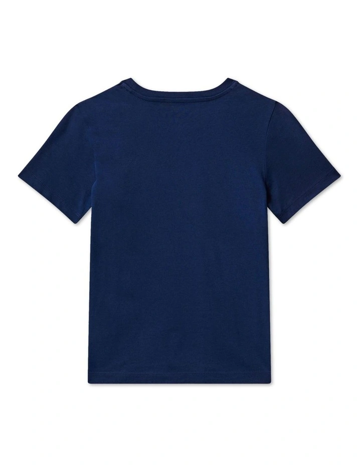 Logo Tee (8-16 Years) in Blue image 2
