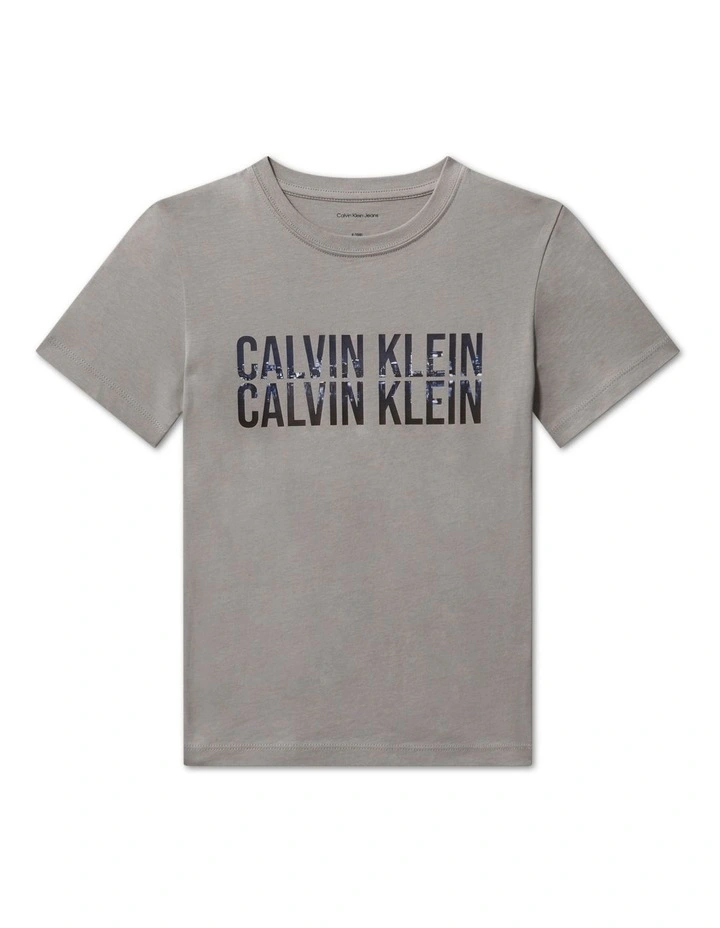 Logo Tee (8-16 years) in Grey image 1