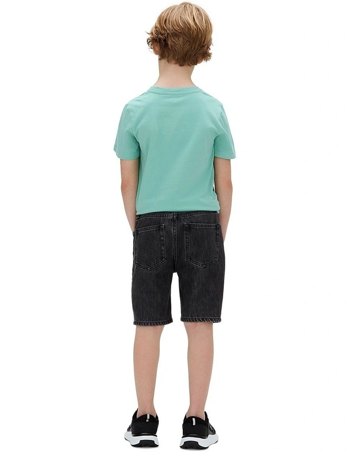 Seasonal Logo Short Sleeve T-shirt (8-16 Years) in Green image 2