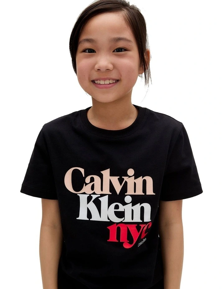 NYC Logo T-shirt in Black image 3