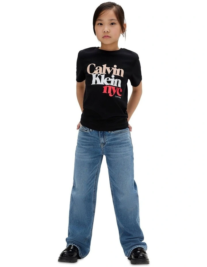 NYC Logo T-shirt in Black image 4