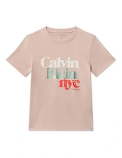 Pearl Signature NYC Regular Tee (8-16 Years) in Pink