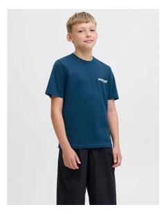 Jcounion Back Print T-Shirt in Titan