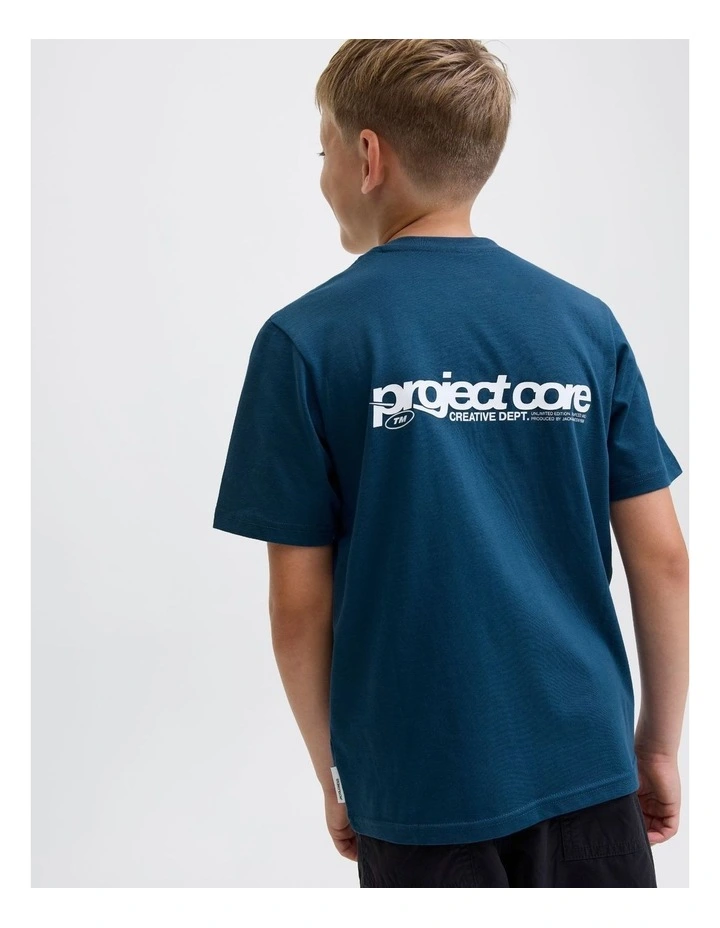 Jcounion Back Print T-Shirt in Titan image 5