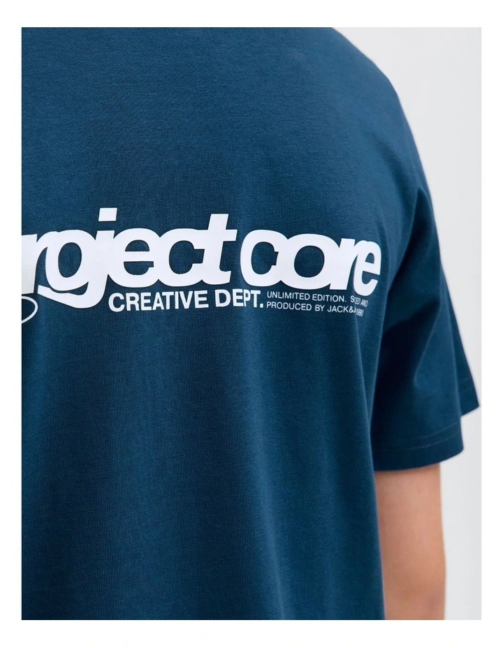 Jcounion Back Print T-Shirt in Titan image 6