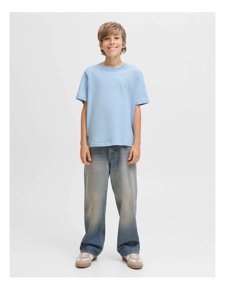 Jebrandes Back Relaxed T-Shirt in Chambray Blue image 1