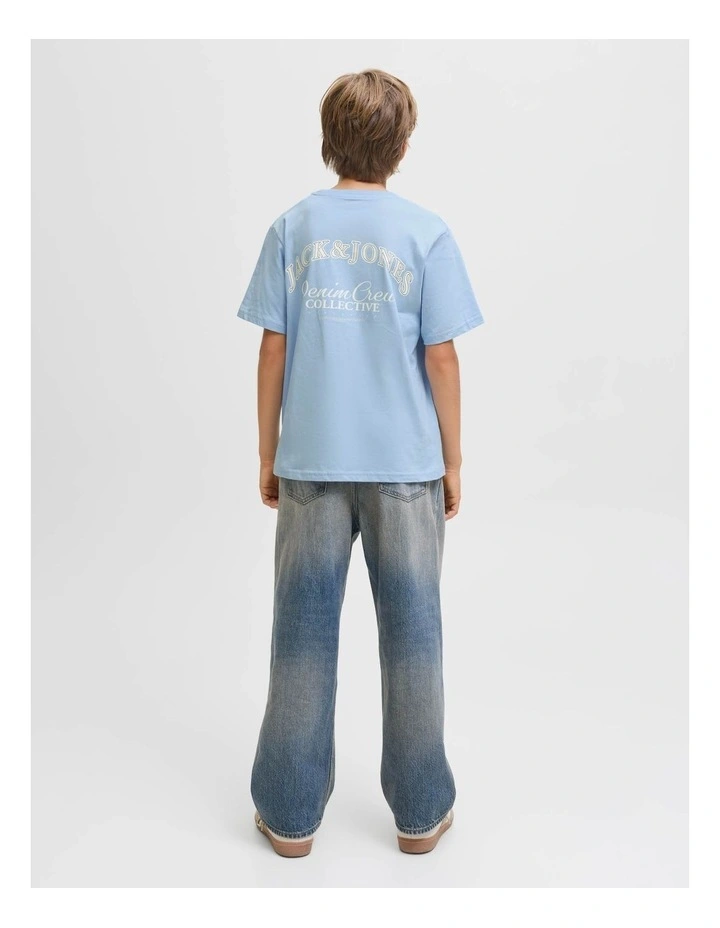 Jebrandes Back Relaxed T-Shirt in Chambray Blue image 2