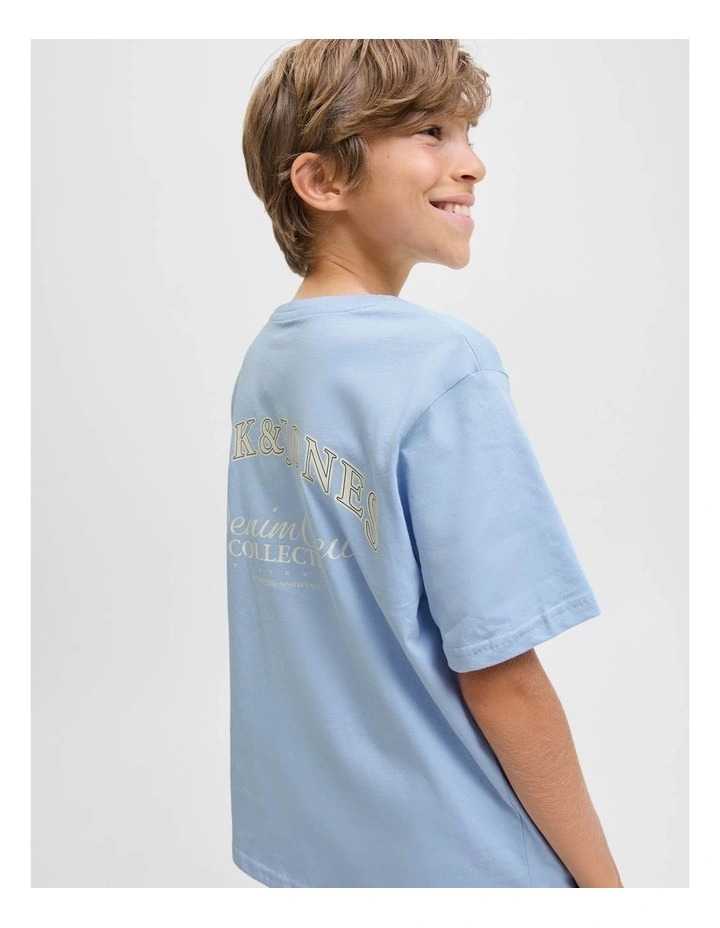Jebrandes Back Relaxed T-Shirt in Chambray Blue image 4