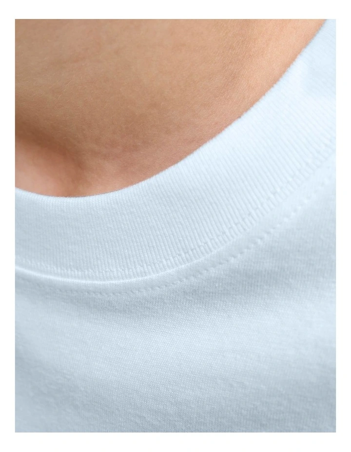 Norrebro Short Sleeve Crew Neck T-shirt in Skyway image 2
