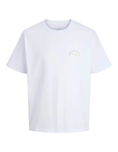 Meadows Graphic Back T-shirt in Bright White