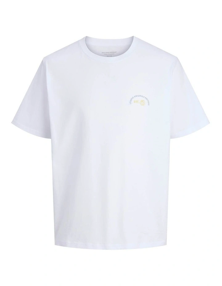 Meadows Graphic Back T-shirt in Bright White image 1