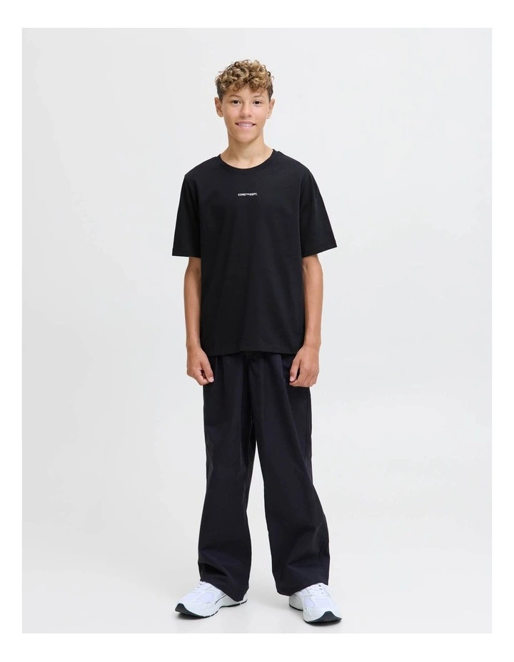 Jcocover Script Back T-Shirt in Black image 1