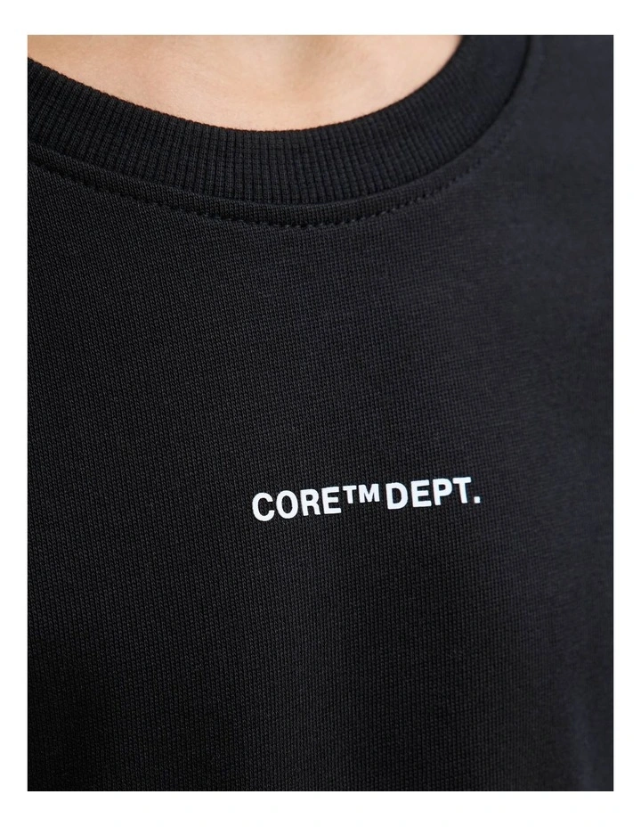 Jcocover Script Back T-Shirt in Black image 5