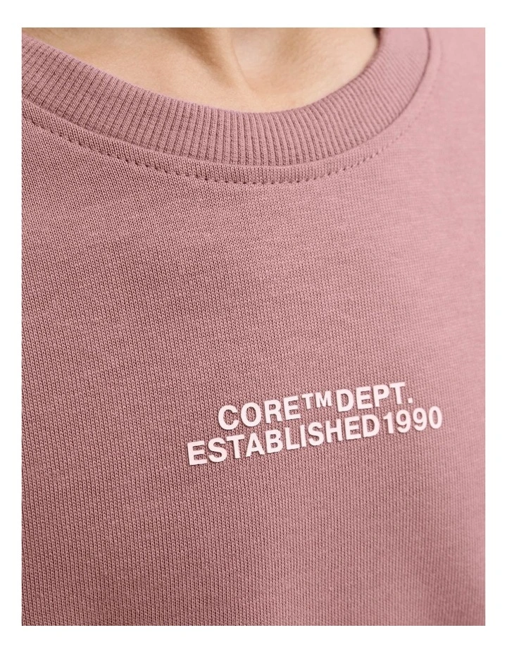 Jcocover Script Back T-Shirt in Grape Shake image 4