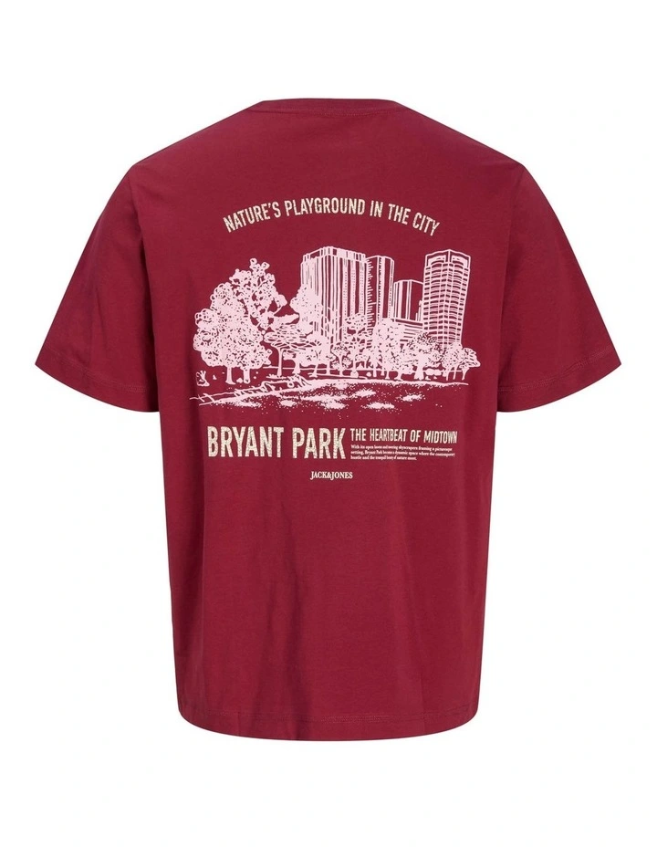 Joryork Back T-Shirt in Tibetan Red image 2
