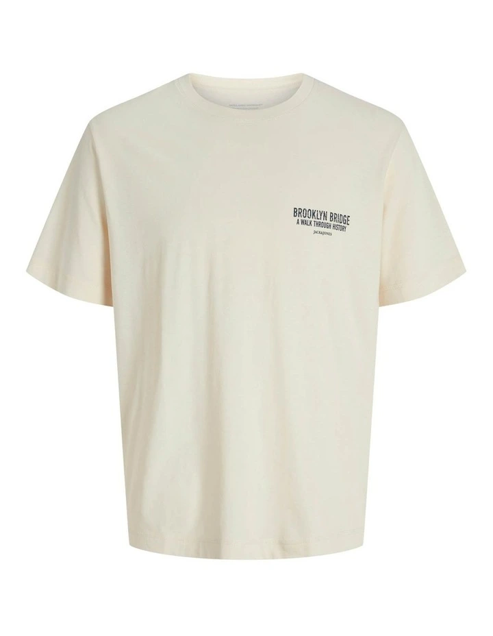 Joryork Back T-shirt in Antique White image 1