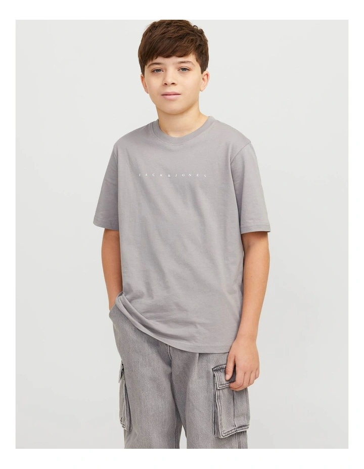 Jjestar T-shirt in Ultimate Grey image 3