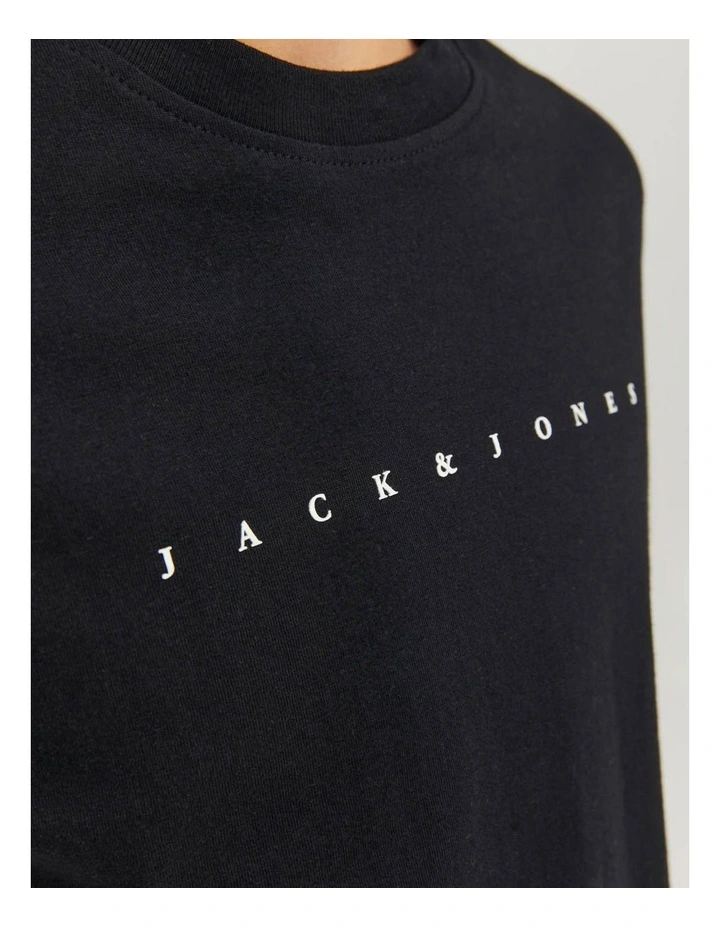 Jjestar T-shirt in Black image 5