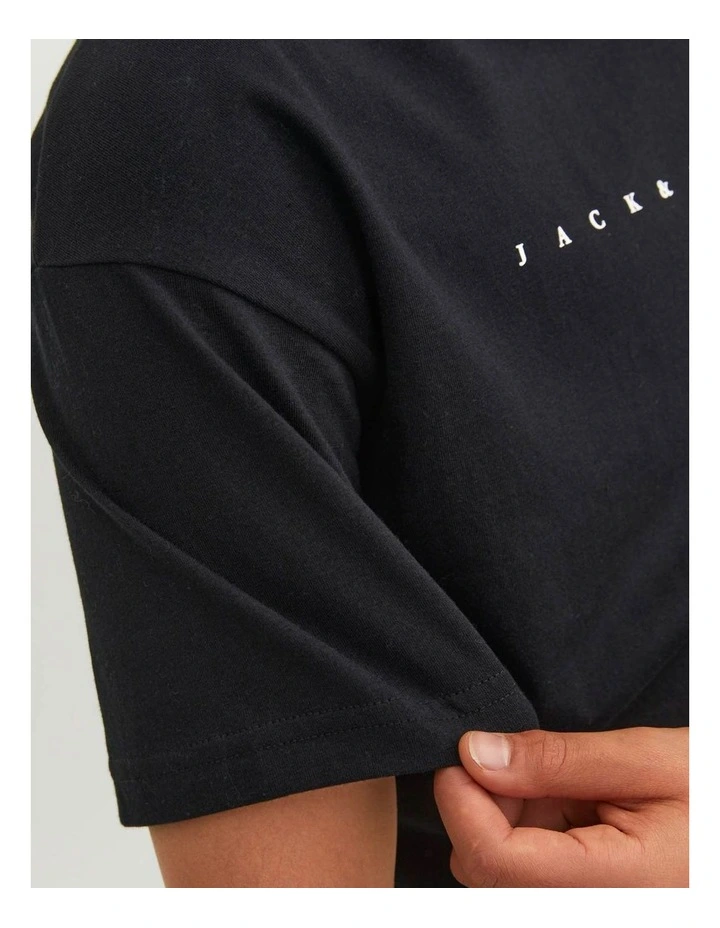 Jjestar T-shirt in Black image 6