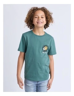 Smile Tee (8-16 Years) in Green