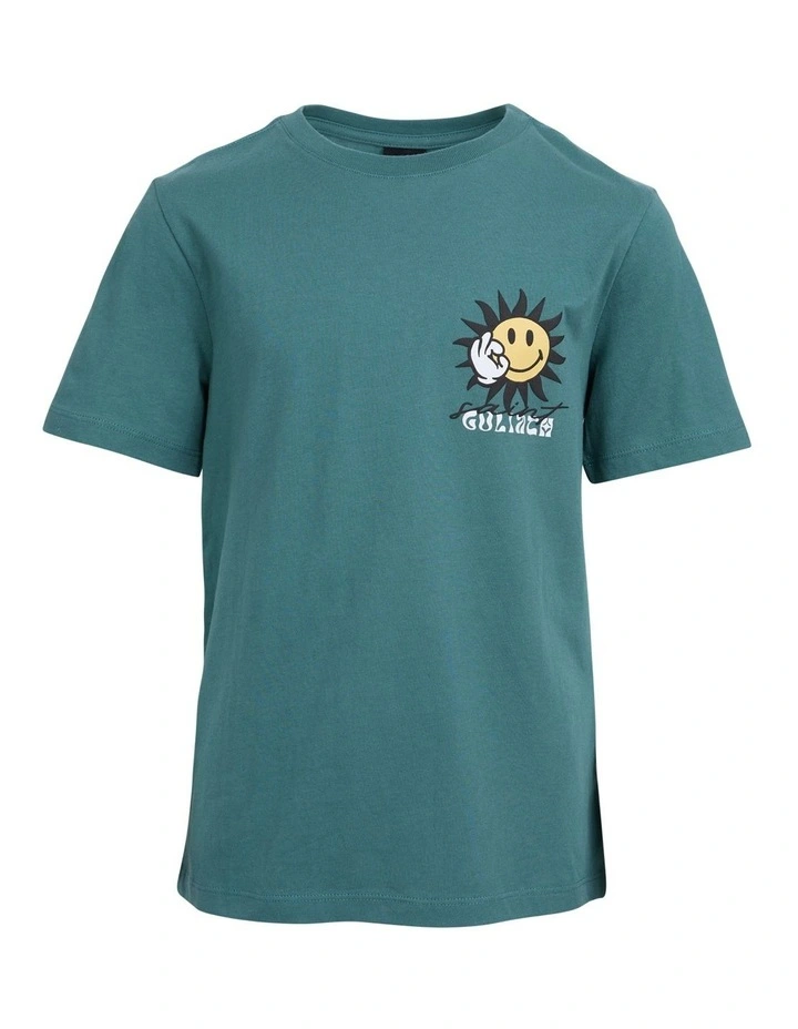 Smile Tee (8-16 Years) in Green image 6