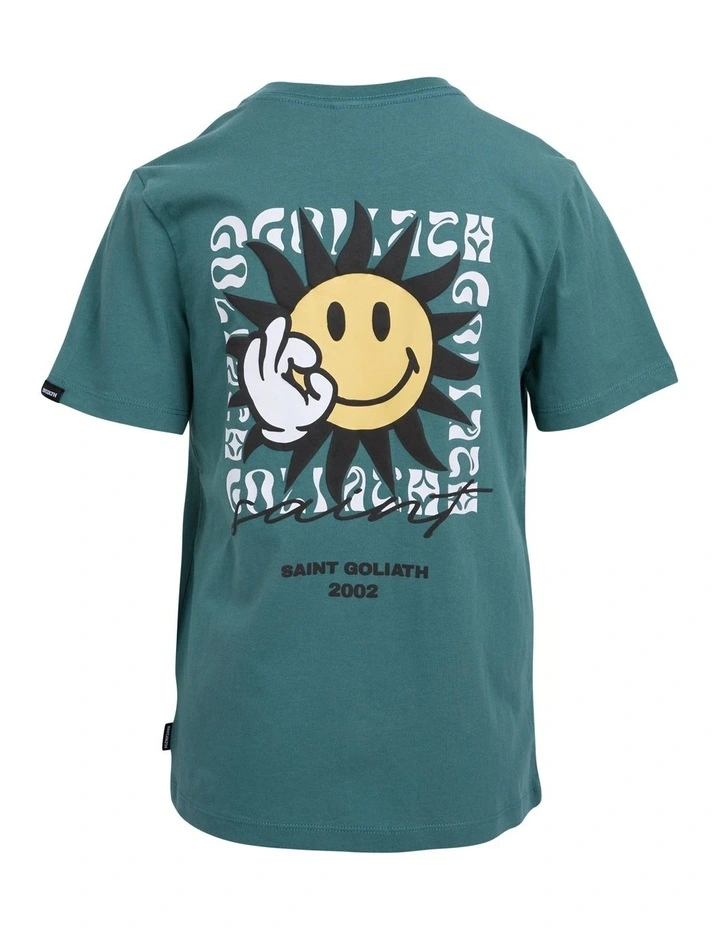 Smile Tee (8-16 Years) in Green image 7