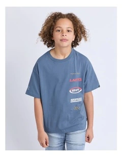 Logo Series Tee (8-16 Years) in Grey