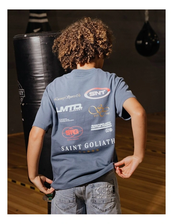 Logo Series Tee (8-16 Years) in Grey image 2