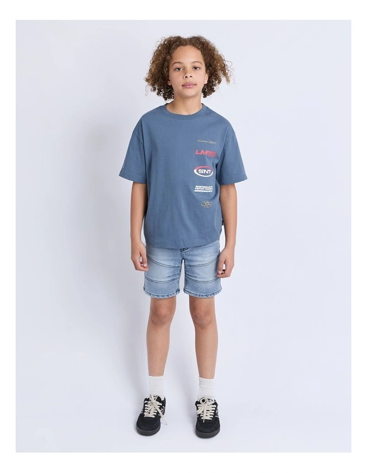 Logo Series Tee (8-16 Years) in Grey image 4
