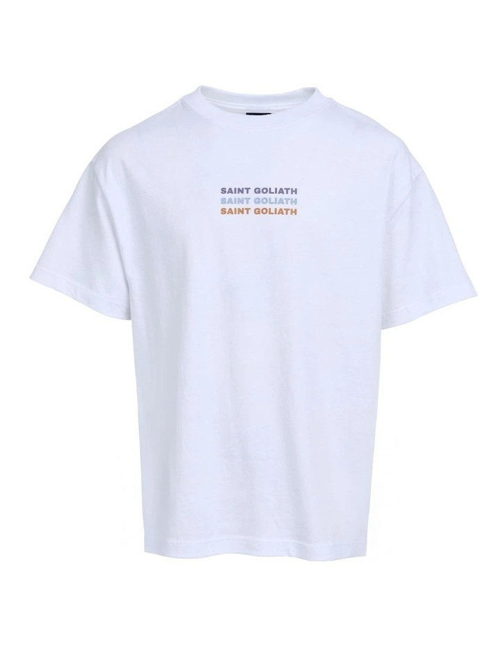 Happy Records Tee (8-16 Years) in White image 6