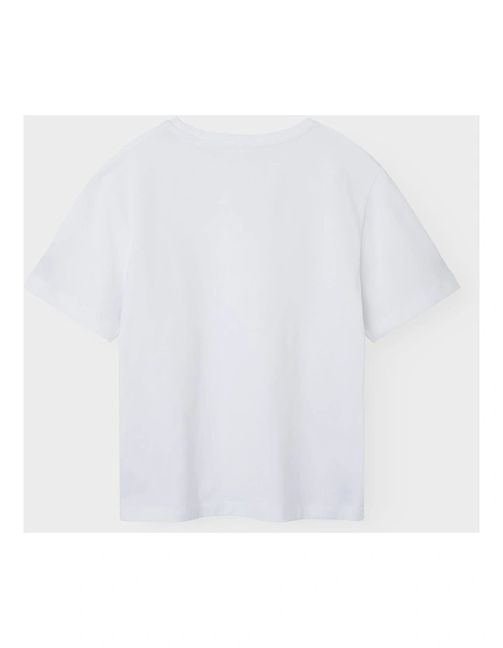 Brody Branded T-Shirt in White image 2