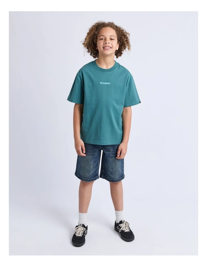 Influence Tee (8-16 Years) in Green image 3