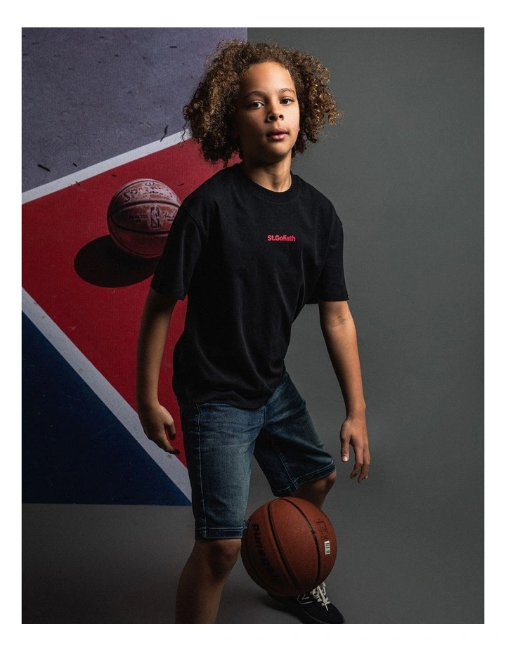Influence Tee (8-16 Years) in Black image 2