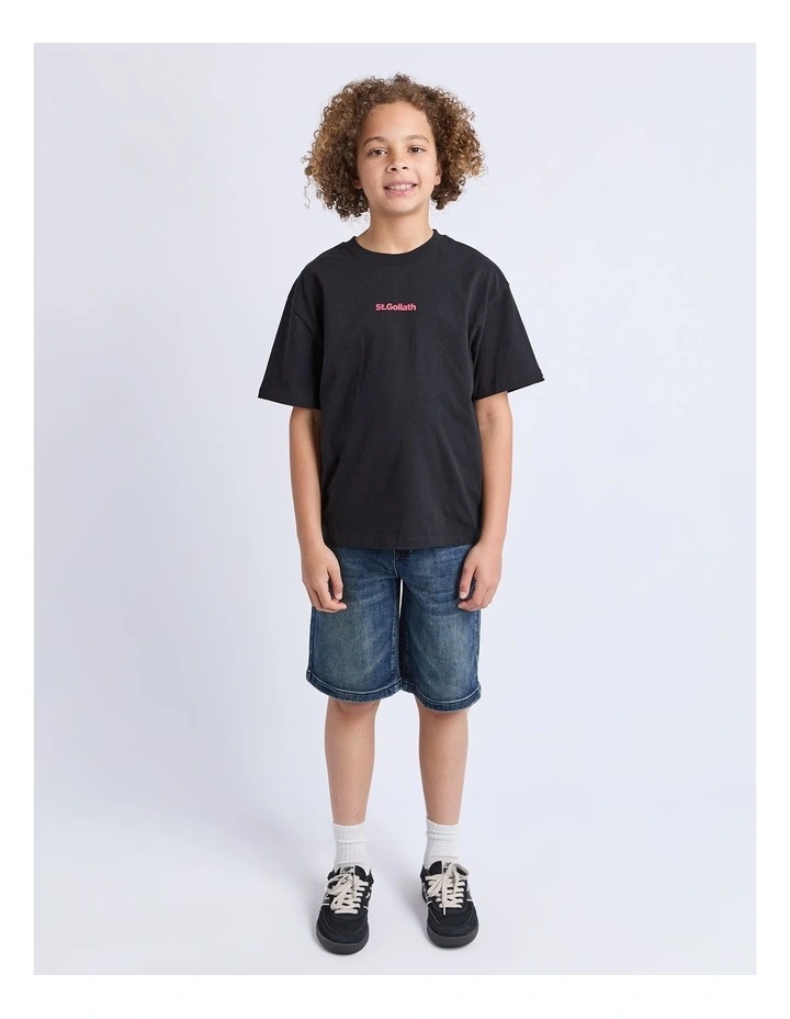 Influence Tee (8-16 Years) in Black image 5
